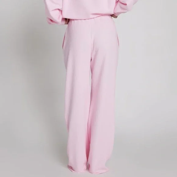 Comfrt Waffle Lounge Pant Cherry Blossom Pink - Picture 3 of 9